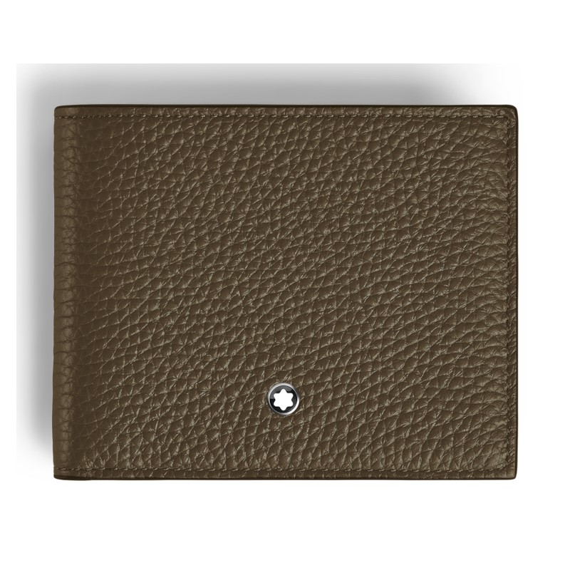 Montblanc Grain Brieftasche 4cc mit Münzfach Khaki
