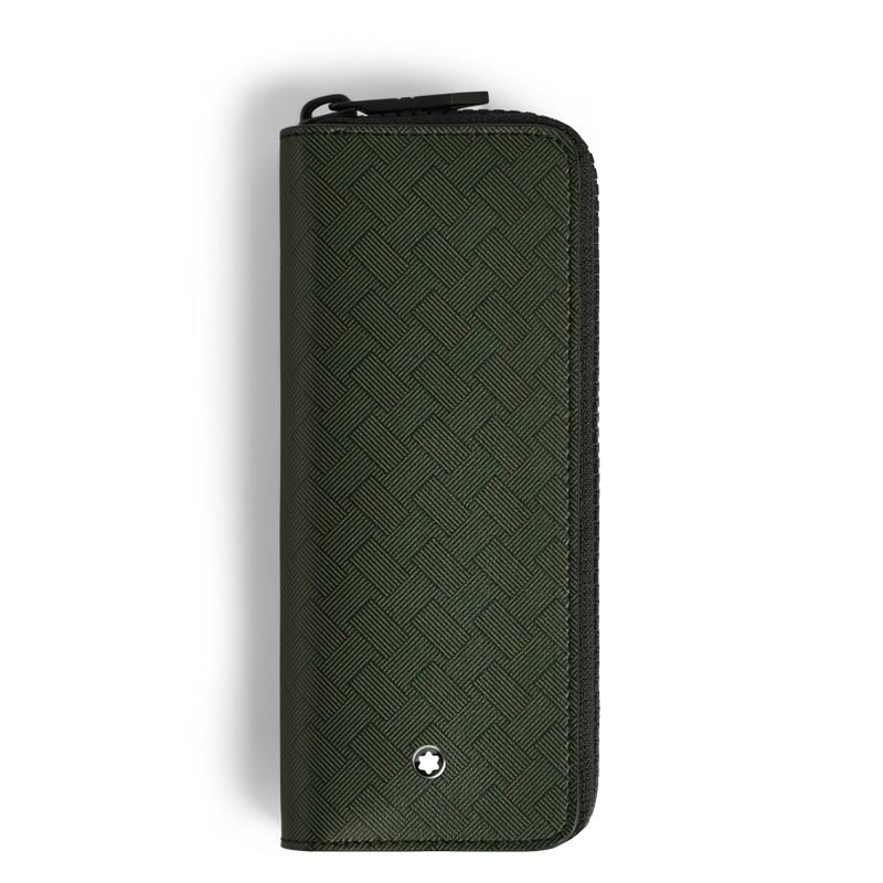 Montblanc Extreme 3.0 Etui für zwei Schreibgeräte mit Reißverschluss Multikhaki