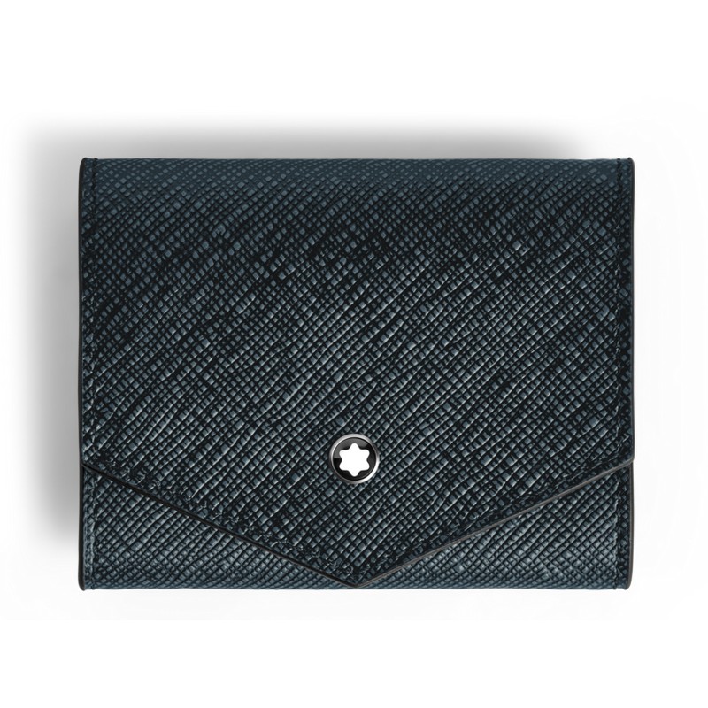 Montblanc Sartorial Münzbörse Tweed Blue