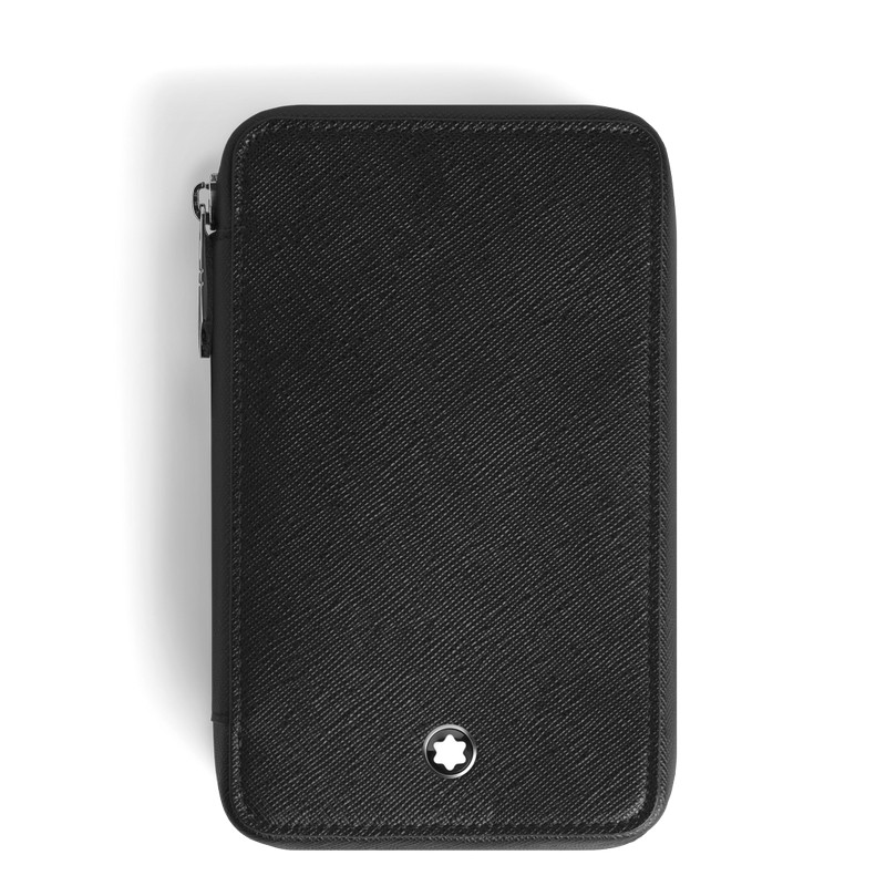 Montblanc Sartorial Etui für acht Schreibgeräte mit Reißverschluss Schwarz