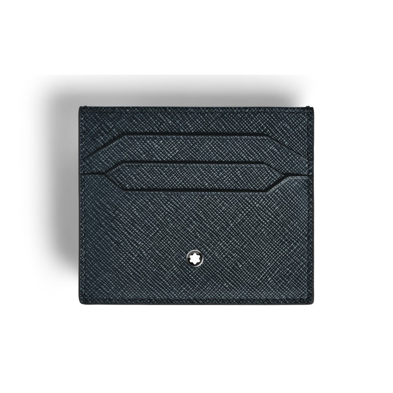 Montblanc Sartorial Kartenetui 6cc Tweed Blue