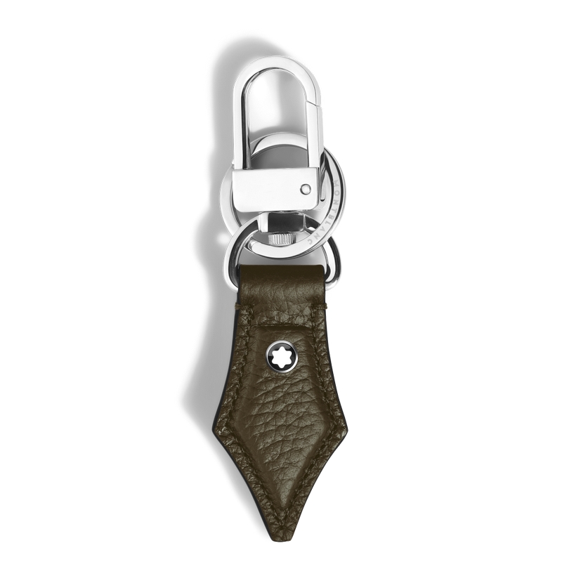 Montblanc Grain Schlüsselanhänger Feder Khaki