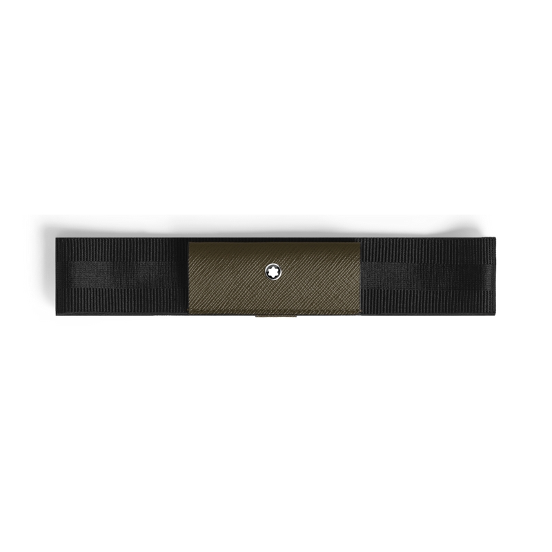 Montblanc Sartorial Etui für ein Schreibgerät mit elastischem Band Khaki