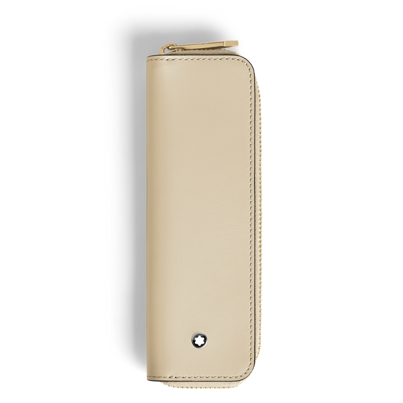 Montblanc Meisterstück Etui für ein Schreibgerät mit Reißverschluss Cloudy Beige