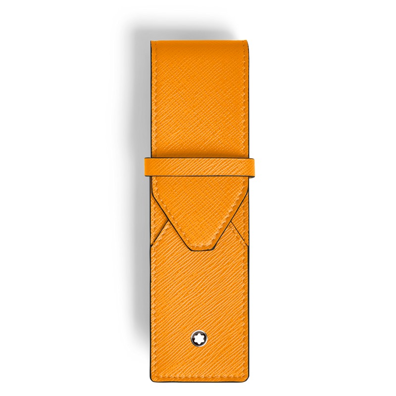 Montblanc Sartorial Etui für zwei Schreibgeräte Saffron