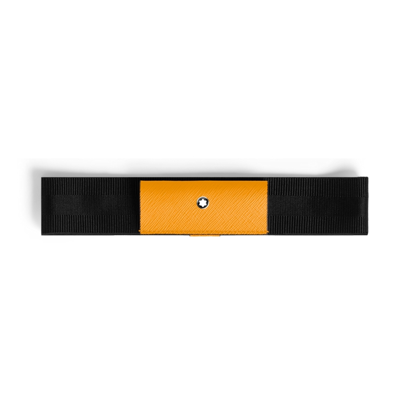 Montblanc Sartorial Etui für ein Schreibgerät mit elastischem Band Saffron