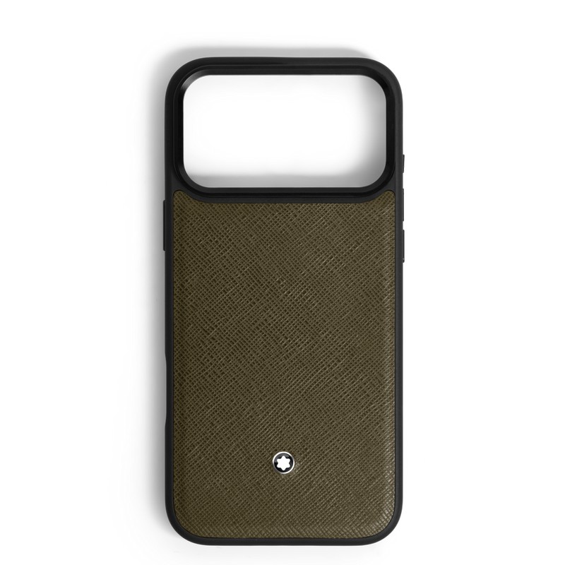 Montblanc Sartorial Smartphone Hülle Hardcover Khaki für iPhone 17 Pro Max