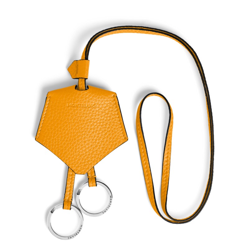 Montblanc Grain Schlüsselanhänger mit Halsband Saffron