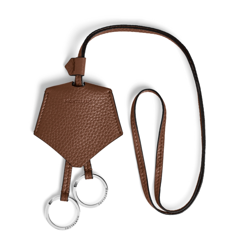 Montblanc Grain Schlüsselanhänger mit Halsband Fauve