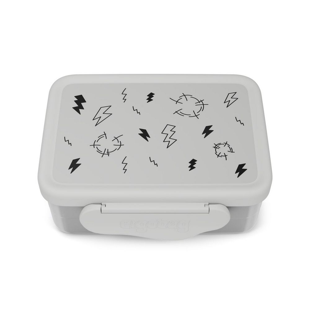 ergobag Brotdose Edelstahl Gewitter