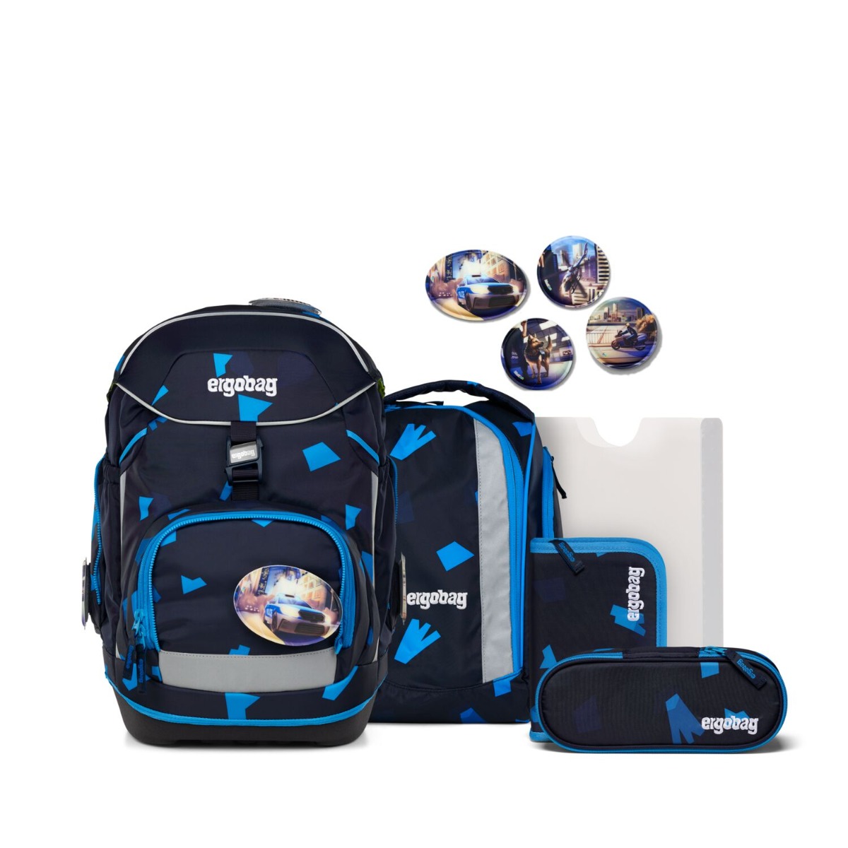 ergobag pack Schulranzen Set VerfolgBärjagd 6tlg.