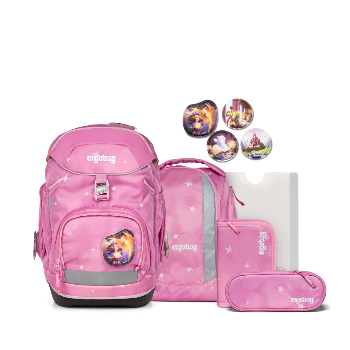 ergobag pack Schulranzen Set WolkenzauBär 6tlg.
