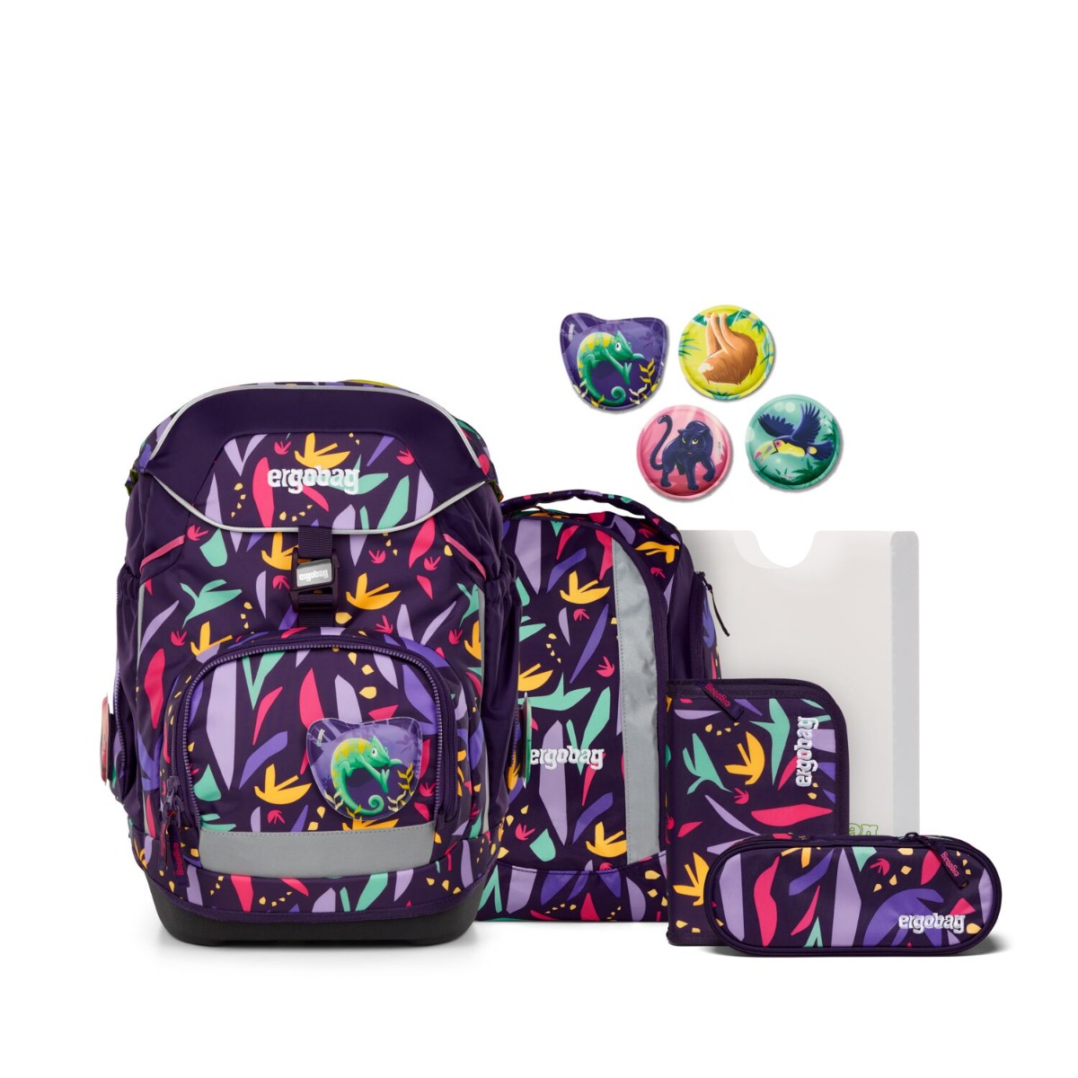 ergobag pack Schulranzen Set AmBärzonas 6tlg. LUMI Edition