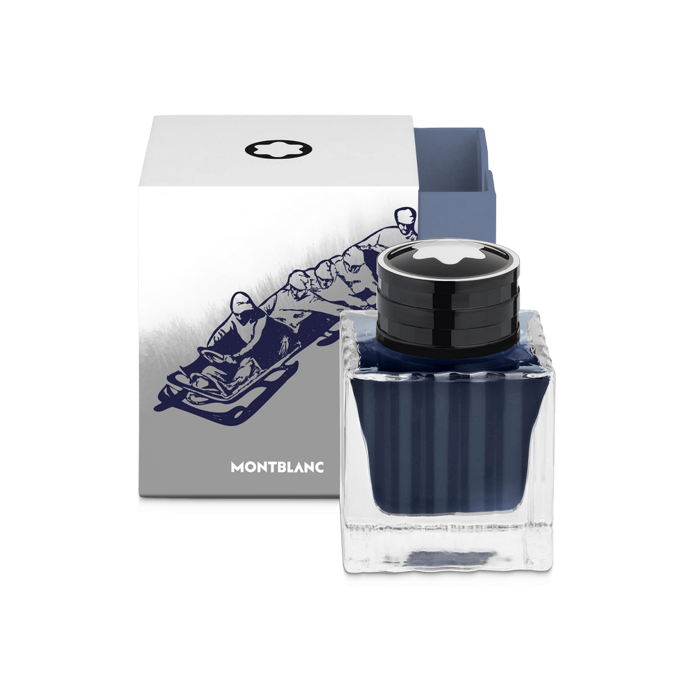 Montblanc Tintenfass Meisterstück x Olympic Heritage Chamonix 1924 Blau 50 ml