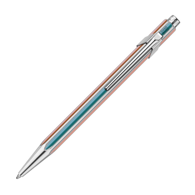 Caran d'Ache Kugelschreiber 849 Paul Smith Edition 5 Silbergrau