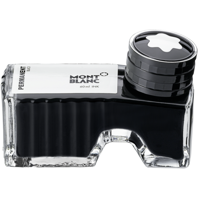 Montblanc Tintenfass Permanent Black 60 ml