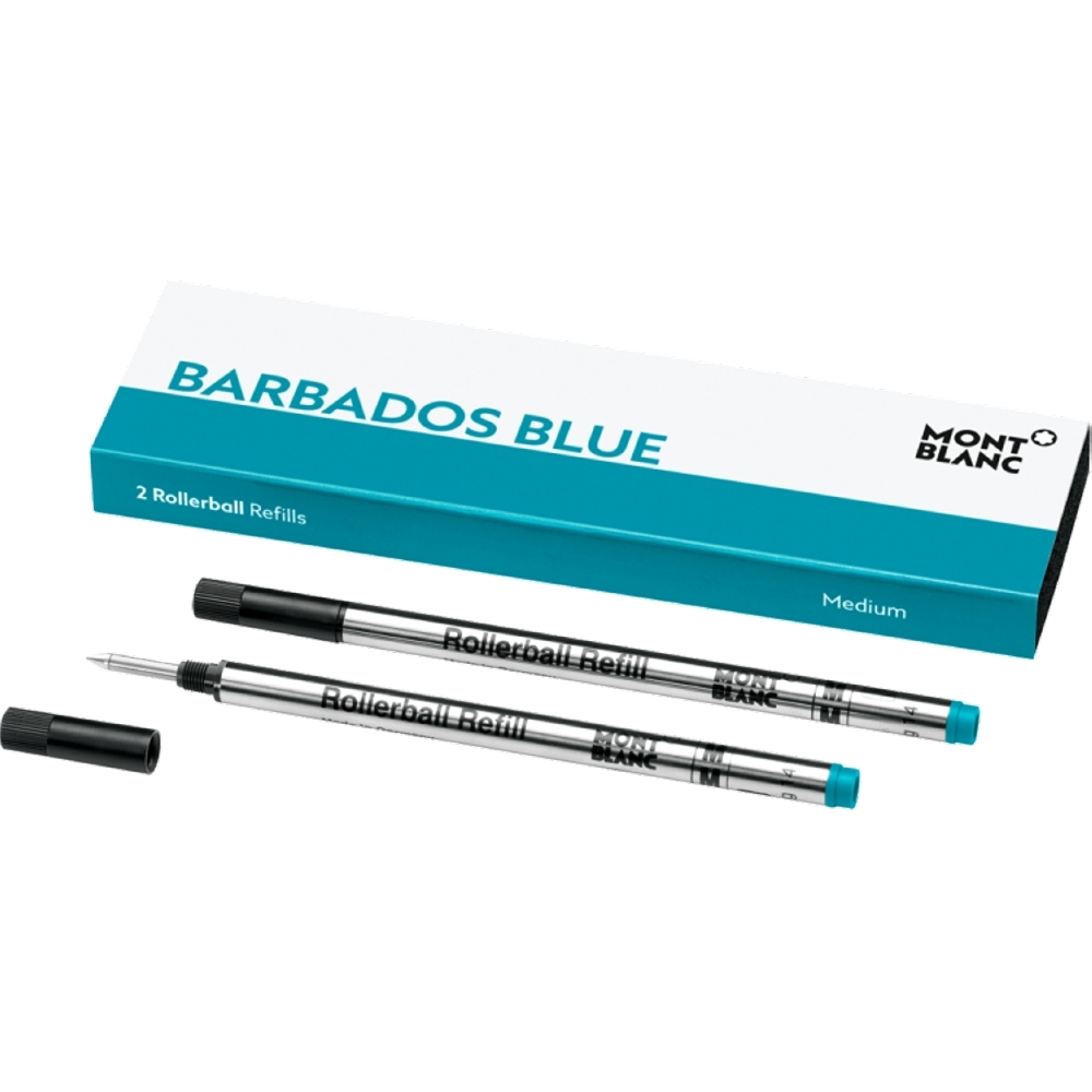 Montblanc Rollerballmine Barbados Blue M 2 Stk.