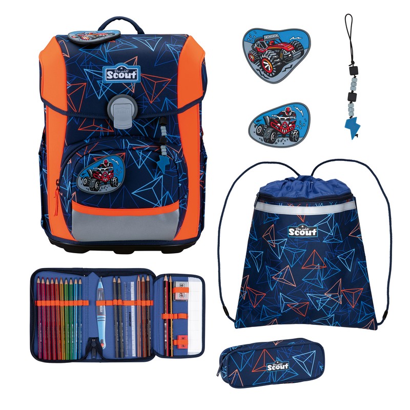 Scout Schulranzen Set Neo DIN Offroad 4-tlg.