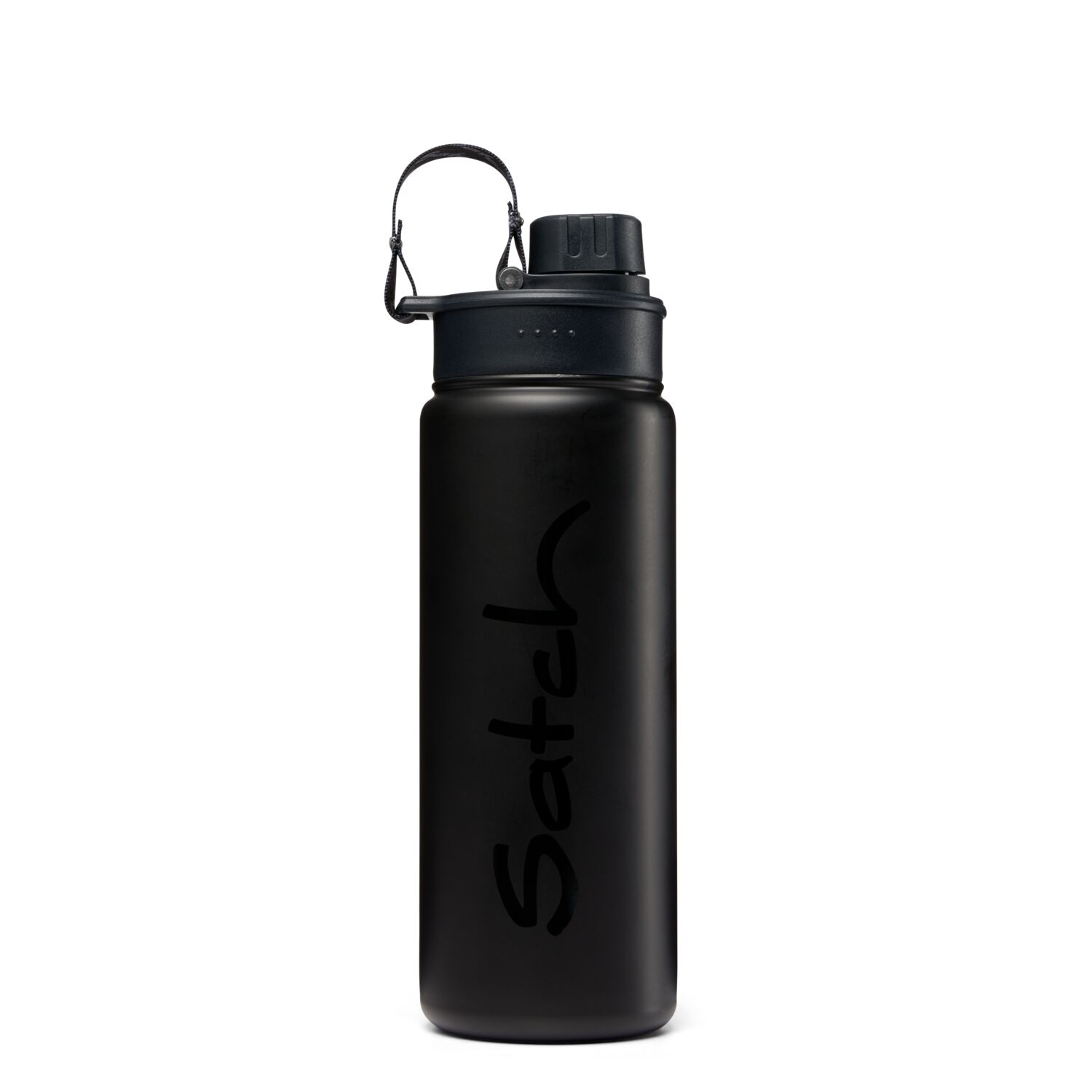 satch Trinkflasche Edelstahl Black
