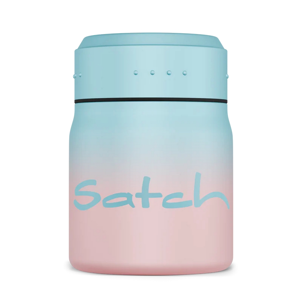 satch Lunchbox Thermo Light Blue Graffiti