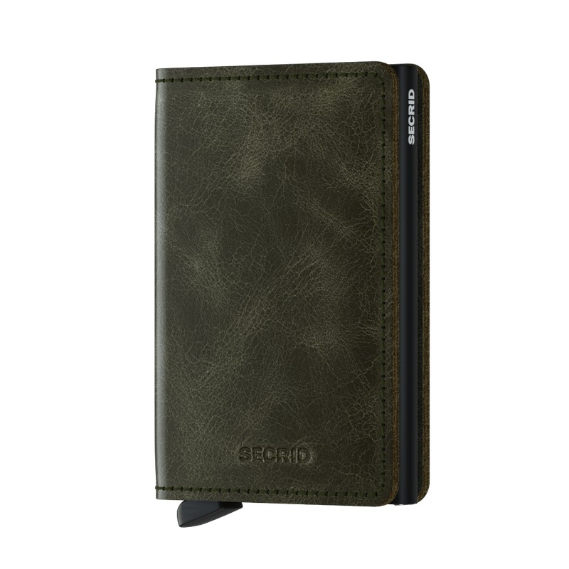 Secrid Kartenetui Slimwallet Vintage Olive-Black