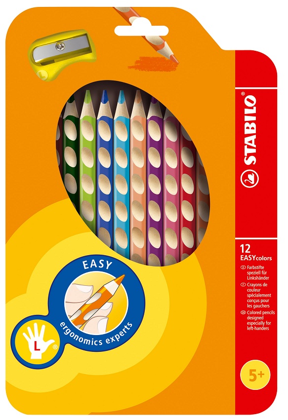 STABILO Farbstift EASYcolors Linkshänder 12er-Set