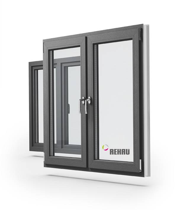 Rehau SYNEGO Fenster aus Kunststoff im P-line System von Velux Konzern - 80 mm Bautiefe