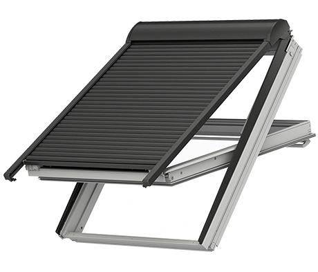 VELUX Elektro SunProtect' Sparpaket Dachfenster Kunststoff mit Eindeckrahmen und Elektro Rollladen SML + KUX'