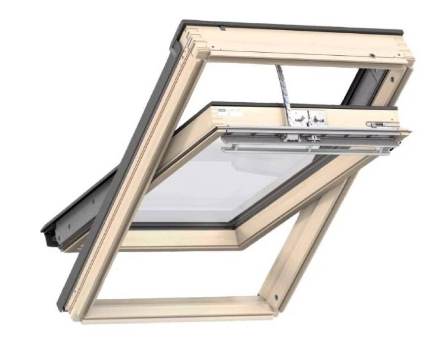 Solar Holz VELUX Dachfenster – dreifach Verglasung Energie mit Eindeckrahmen