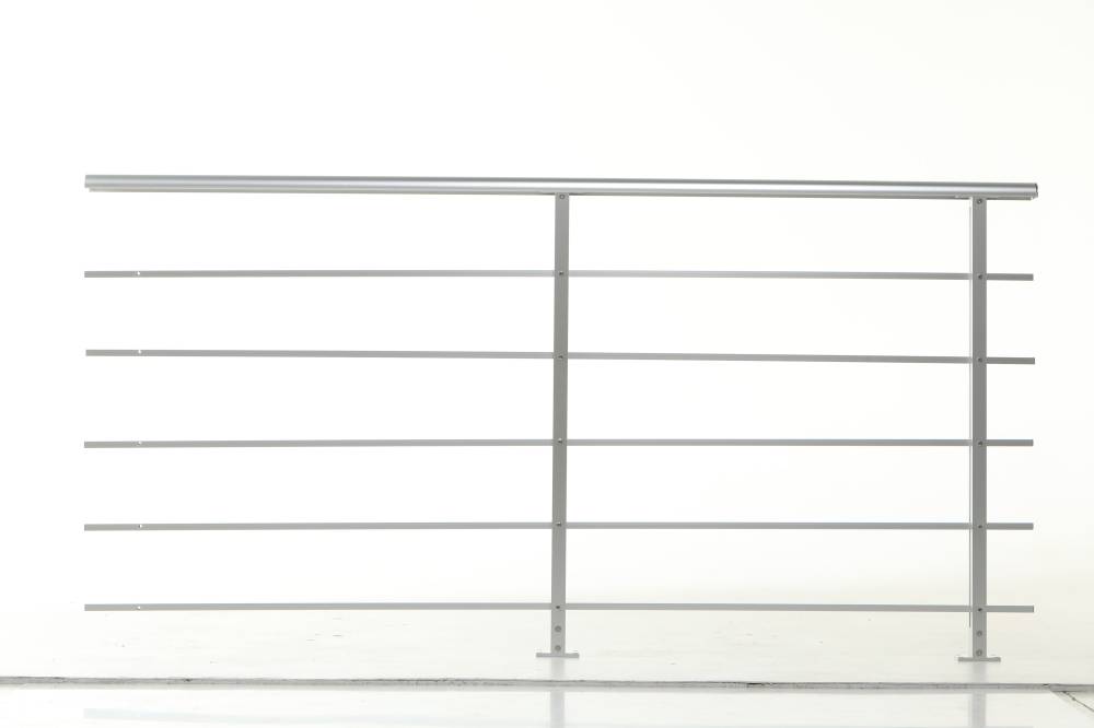 Dolle Geländer-Set PAB 81 - für Bodenmontage Ergänzungsset aus Aluminium für Treppen und Balkon (Innen und Außen)