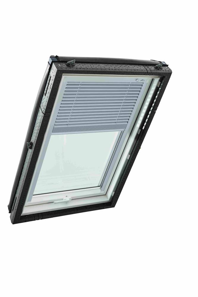 Roto Dachfenster Badezimmer Kunststoff Komfort Paket mit Eindeckrahmen inkl. Jalousette ZJA