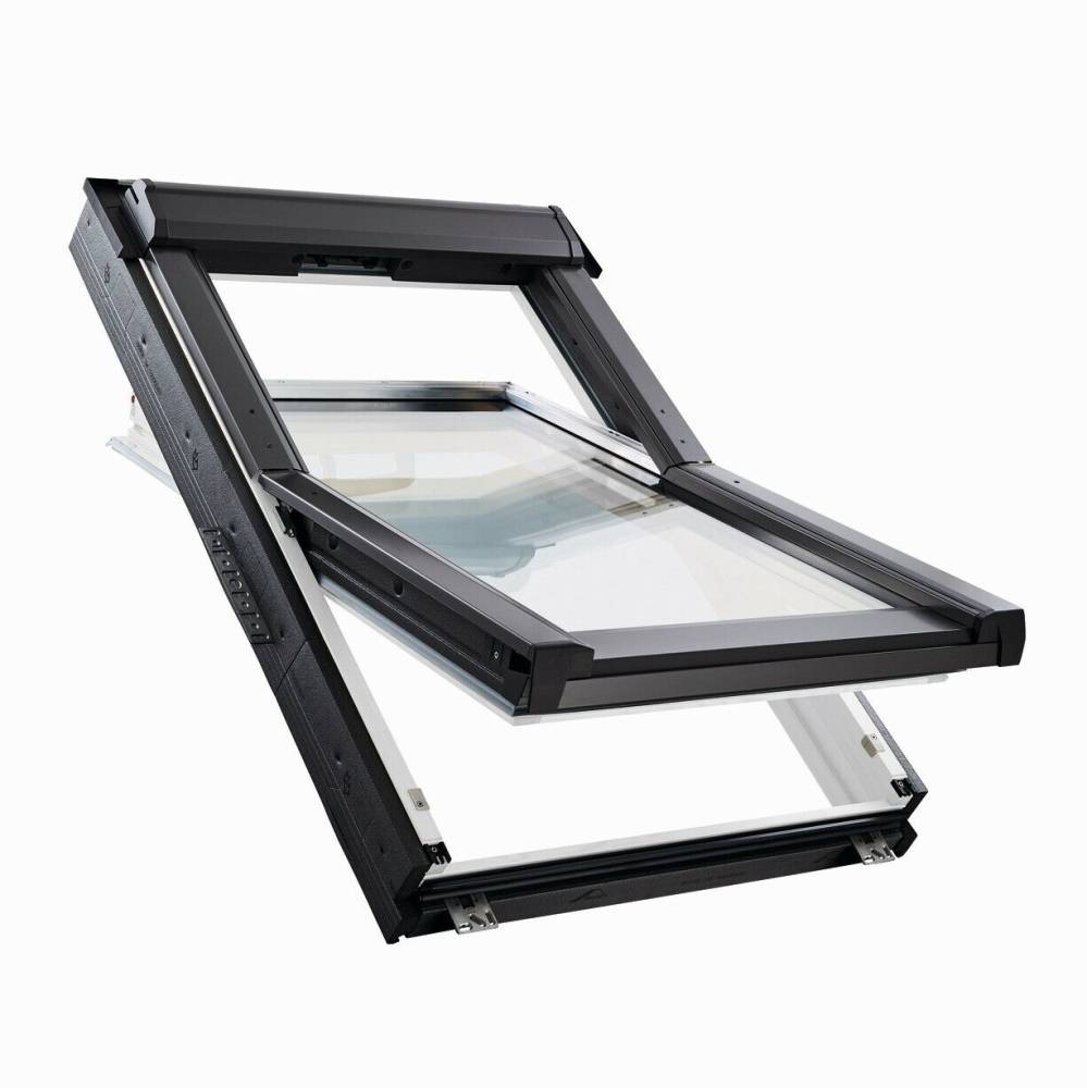 RotoQ Schwingfenster Q-4 Plus K2C AL Kunststoff Schwingfenster inkl. Eindeckrahmen