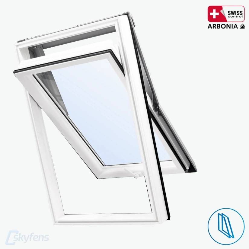 Kunststoff (PVC) SKYLIGHT PREMIUM' Dachfenster und Eindeckrahmen von Arbonia Konzern (Schweiz)'