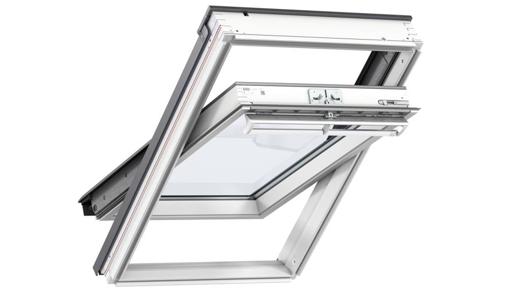 VELUX GGU 0066 Dachfenster mit dreifach Verglasung „Energie Plus“ mit Anti-Tau-Effekt und Eindeckrahmen