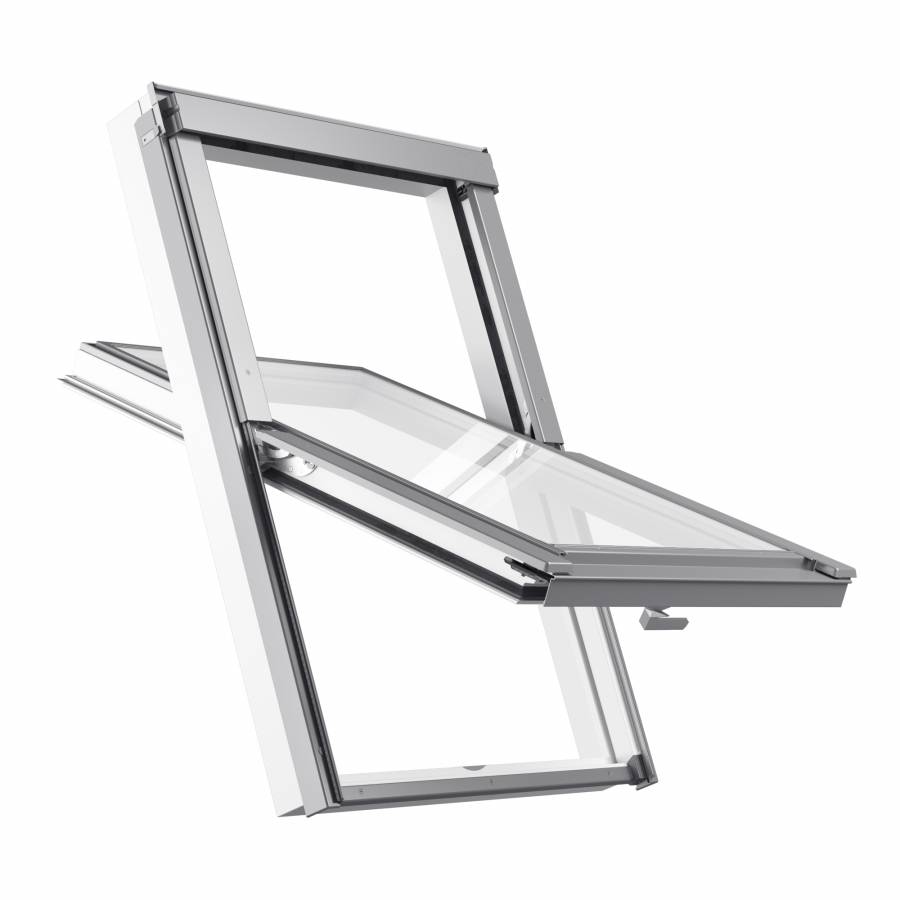 VELUX Gruppe Kunststoff Dachfenster RoofLite+ SOLID PVC und Eindeckrahmen