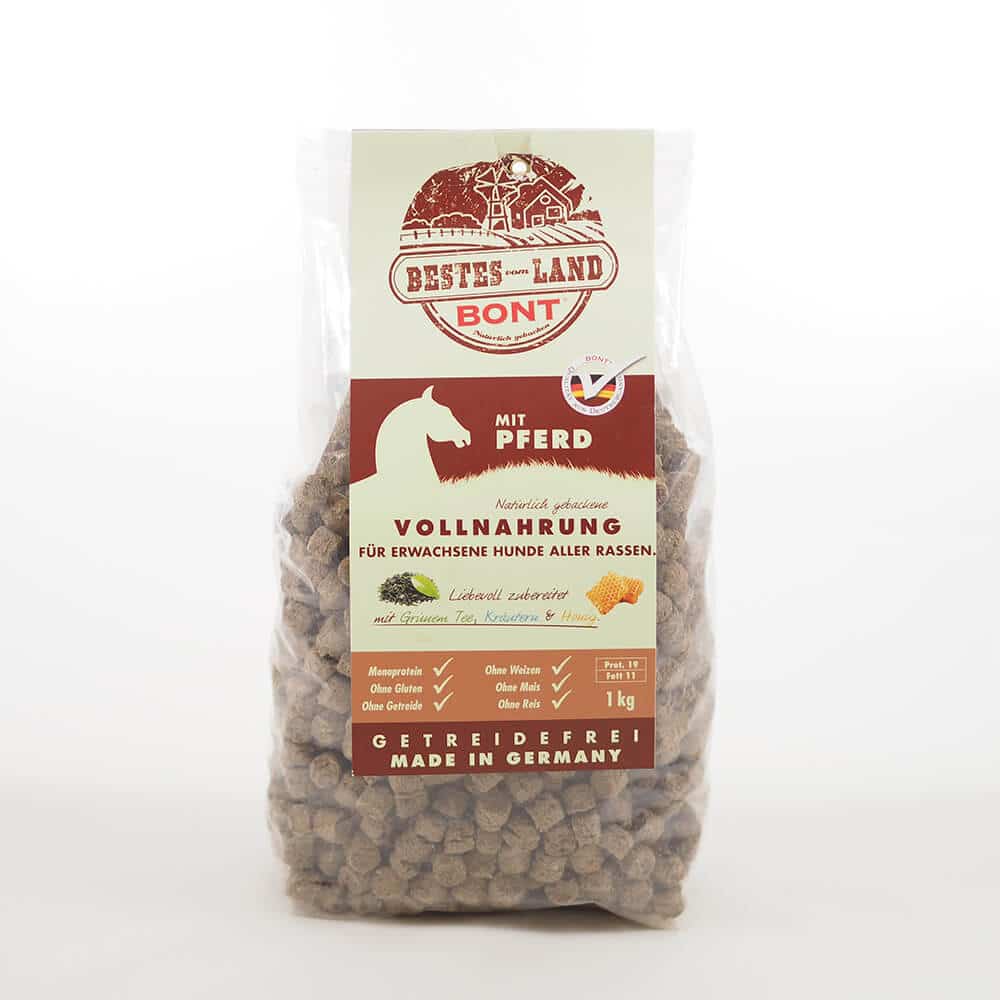 Bont Bestes vom Land  Pferd Trockenfutter für Hunde - 1kg