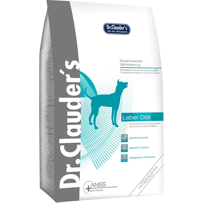 Dr Clauder Trockenfutter für Hunde Diät LPD Leberdiät - 1kg