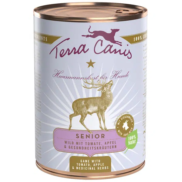 Terra canis Nassfutter für Hunde Senior Wild - 400g