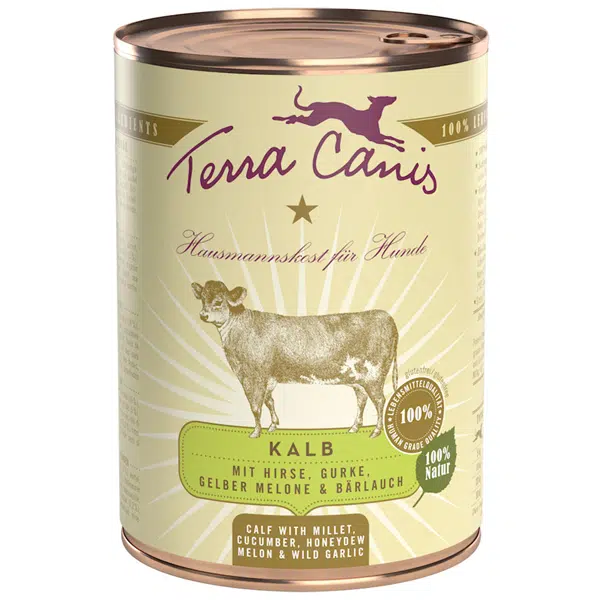 Terra canis Nassfutter für Hunde classic Kalb - 800g