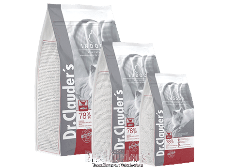 Dr Clauder Trockenfutter für Katze High Premium Indoor - 4kg