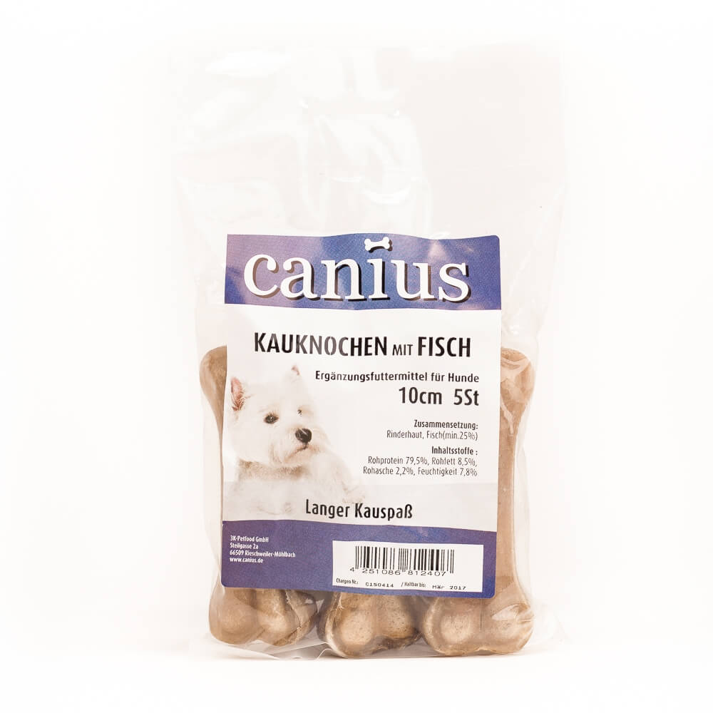 Canius Hundesnacks Kauknoch Fisch 10cm 5St