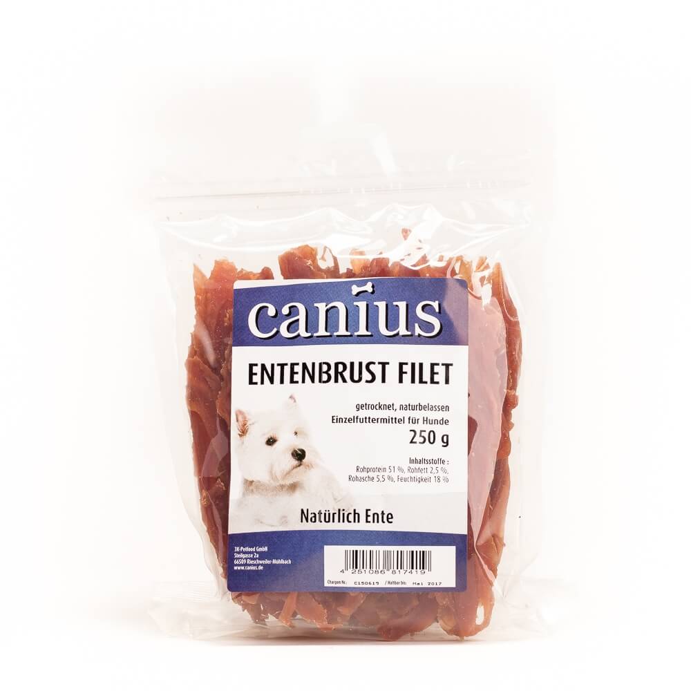 Canius Hundesnacks Entenbrust Filet 9Stk x 250g