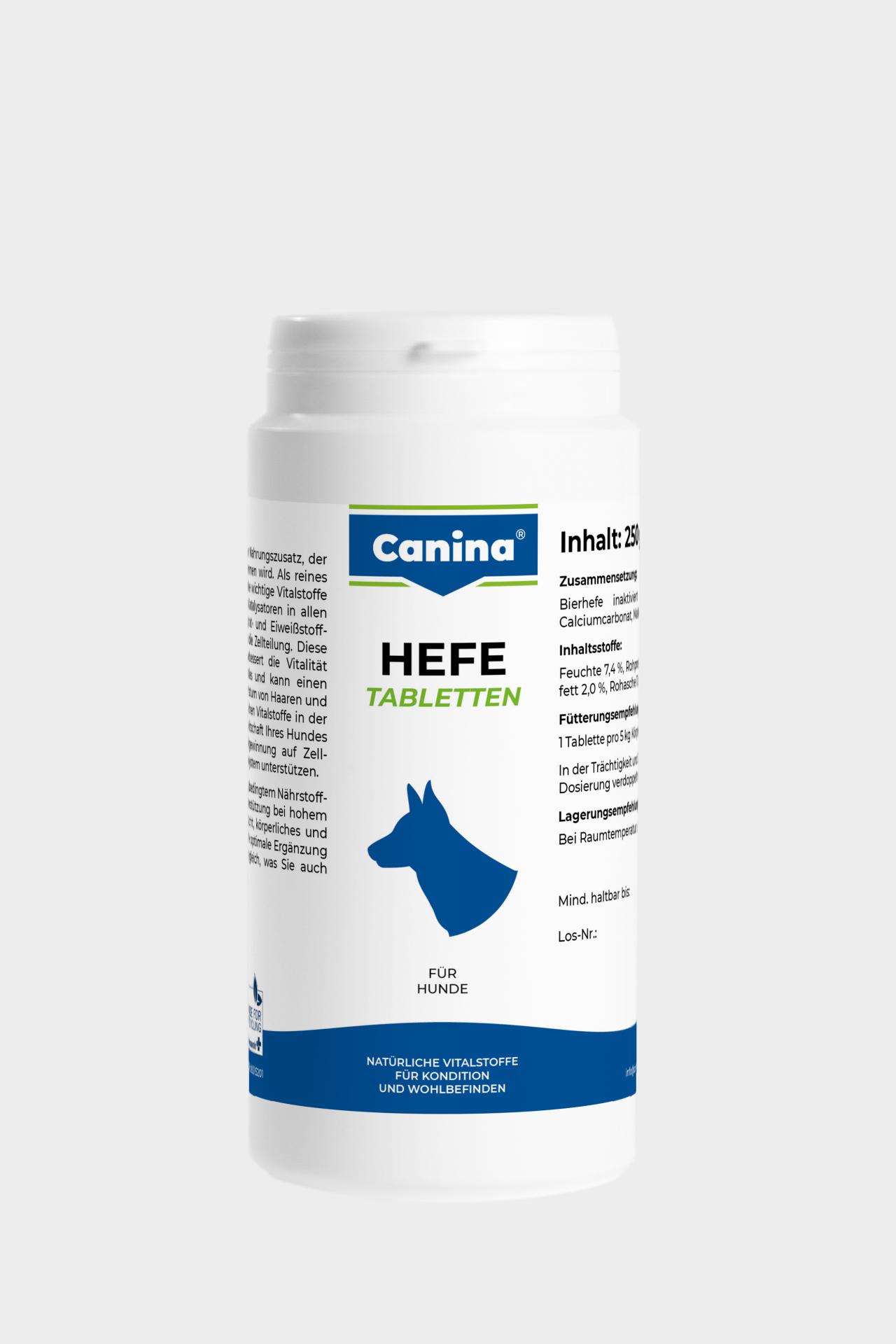 Canina Hefe Tabletten Nahrungsergänzung - 2,5kg