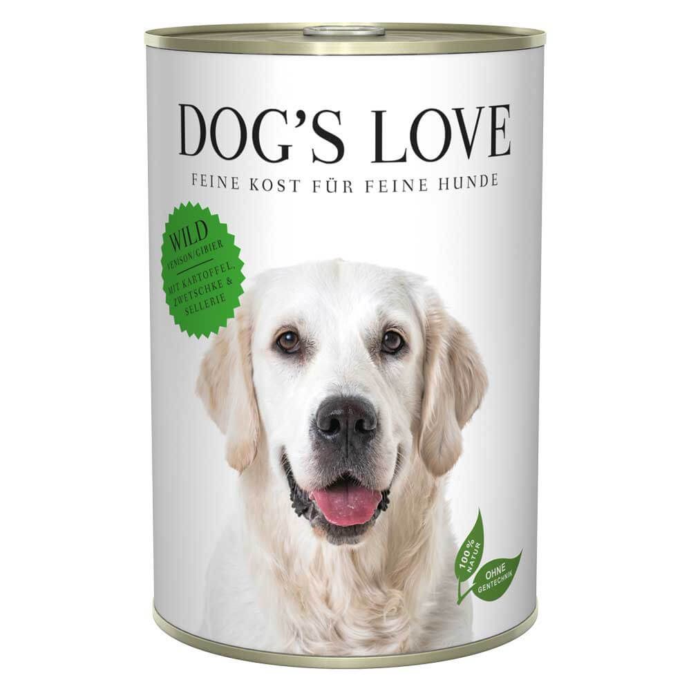 Dog´s Love Adult Wild Hunde für Nassfutter - 800g
