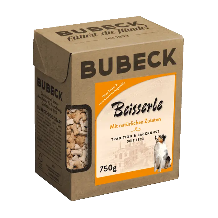 BUBECK Snacks für Hunde HUNDEKUCHEN Beisserle - 750g