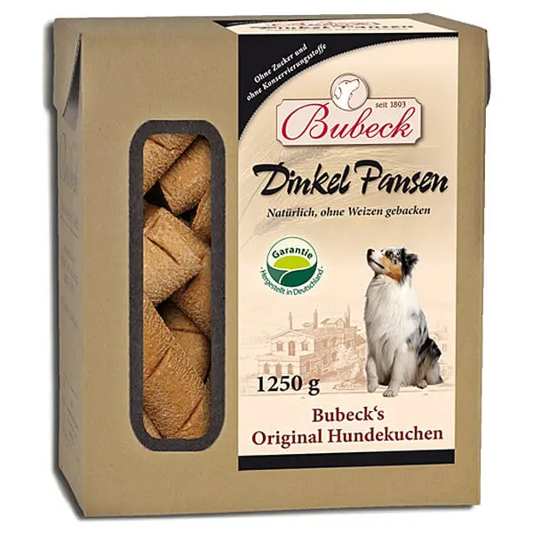 BUBECK Snacks für Hunde HUNDEKUCHEN Die Pansen Brot - 4kg