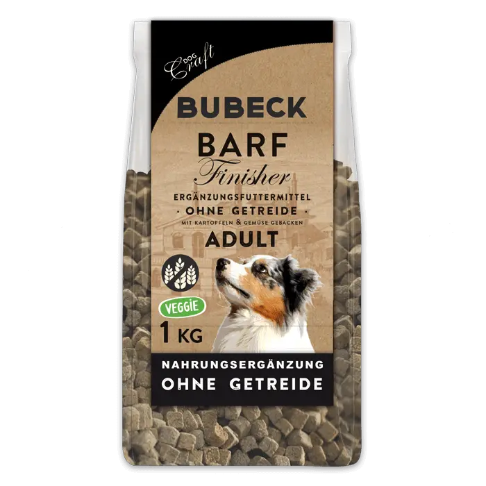 BUBECK Trockenfutter für Hunde- BARF - Finisher getreidefrei