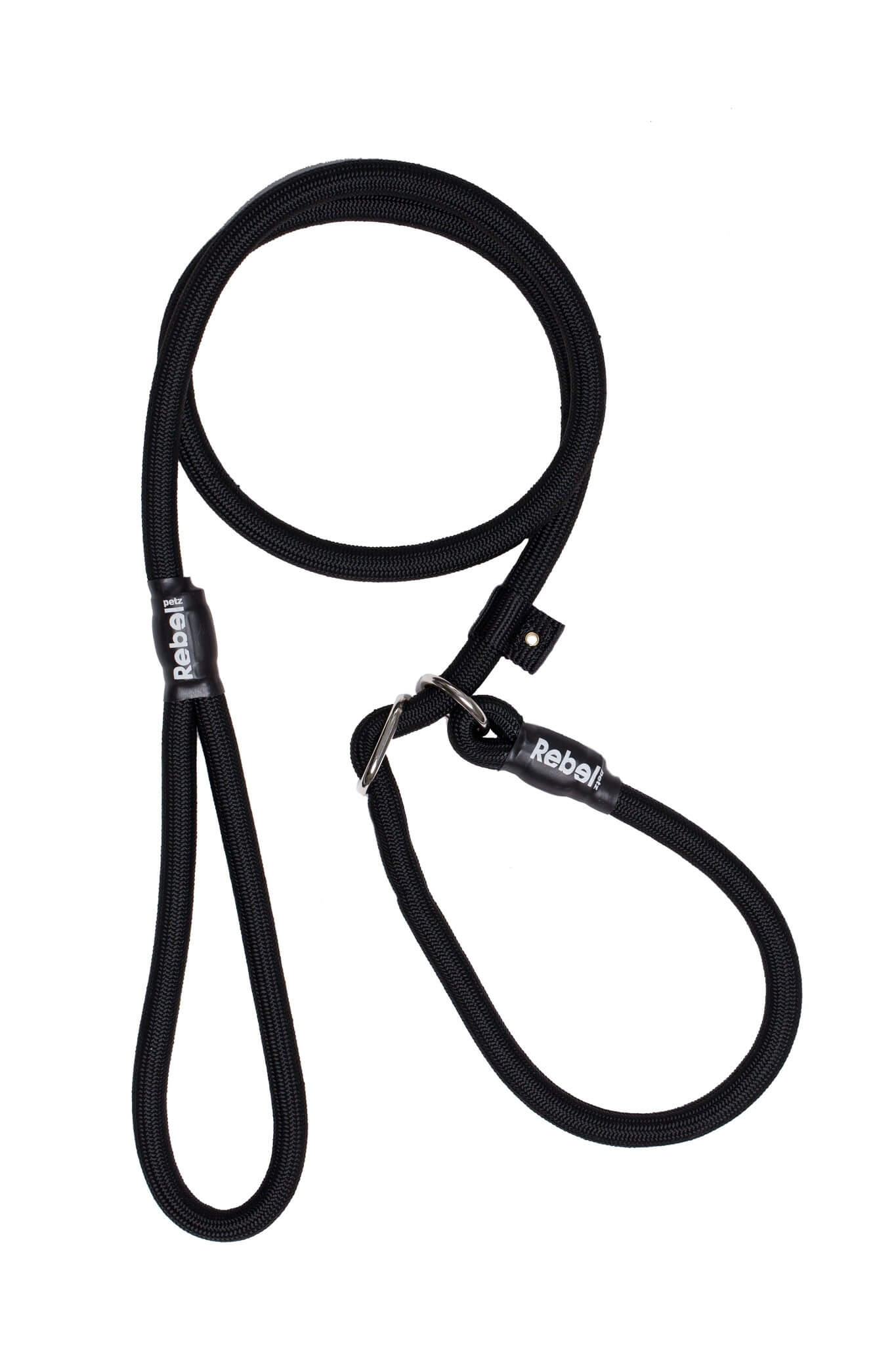 Rebel Petz Trainingsleine für Hunde - Schwarz