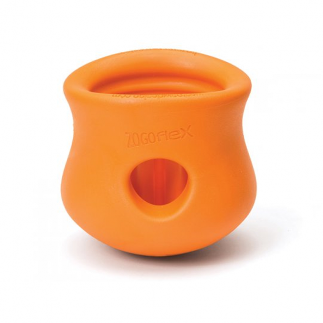 West Paw Hundespielzeug Zogoflex Toppl - Orange , S
