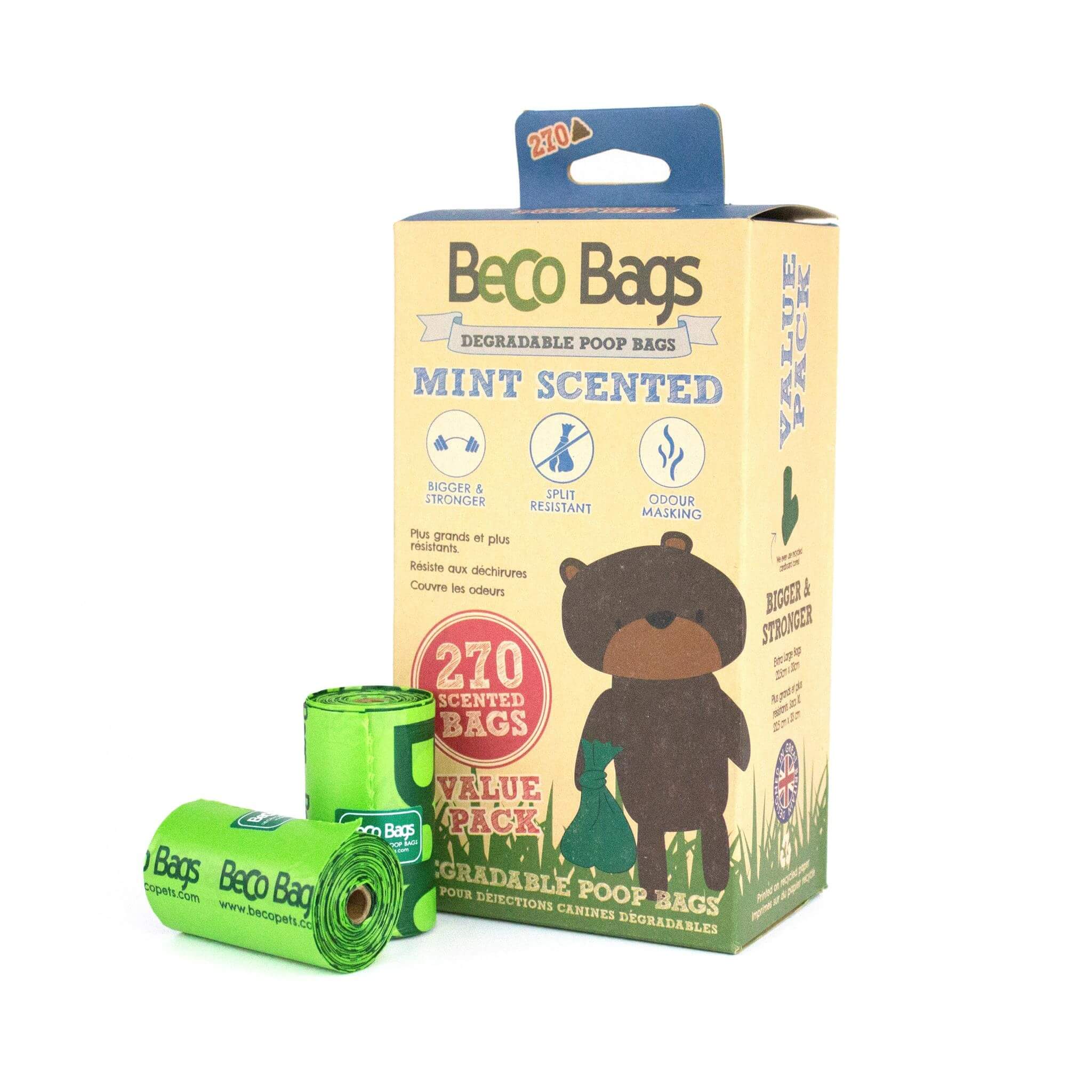 Beco Poop Bags Mint - Value Pack 270(18.15)